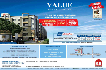 Top 5 reasons to buy your home at KG Earth Homes in Chennai